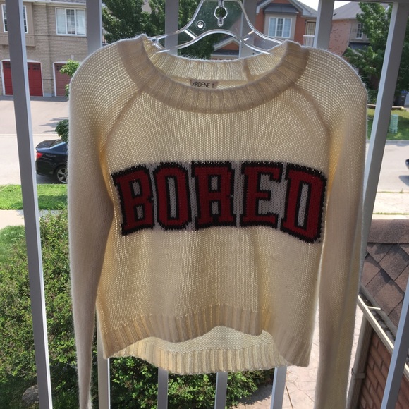 Ardene “Bored” Knitted Sweater - Picture 1 of 2